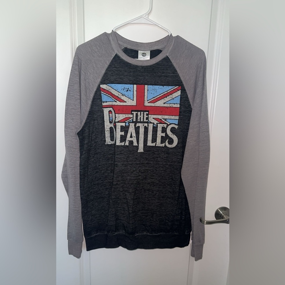 The Beatles Gray Sz Medium Sweater